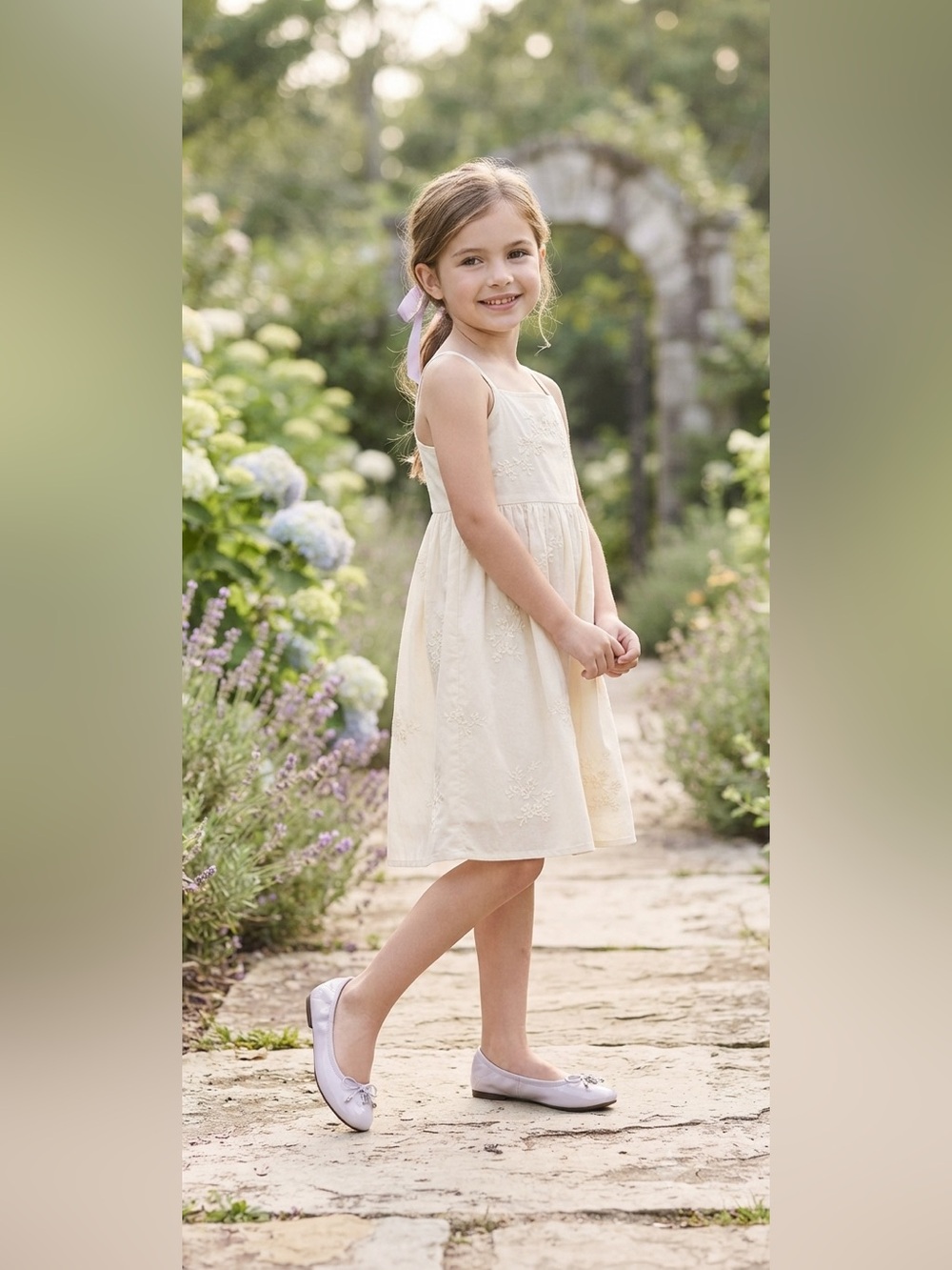 NIB❤️Sam Edelman Girls Ballet Flat shoes sz3
